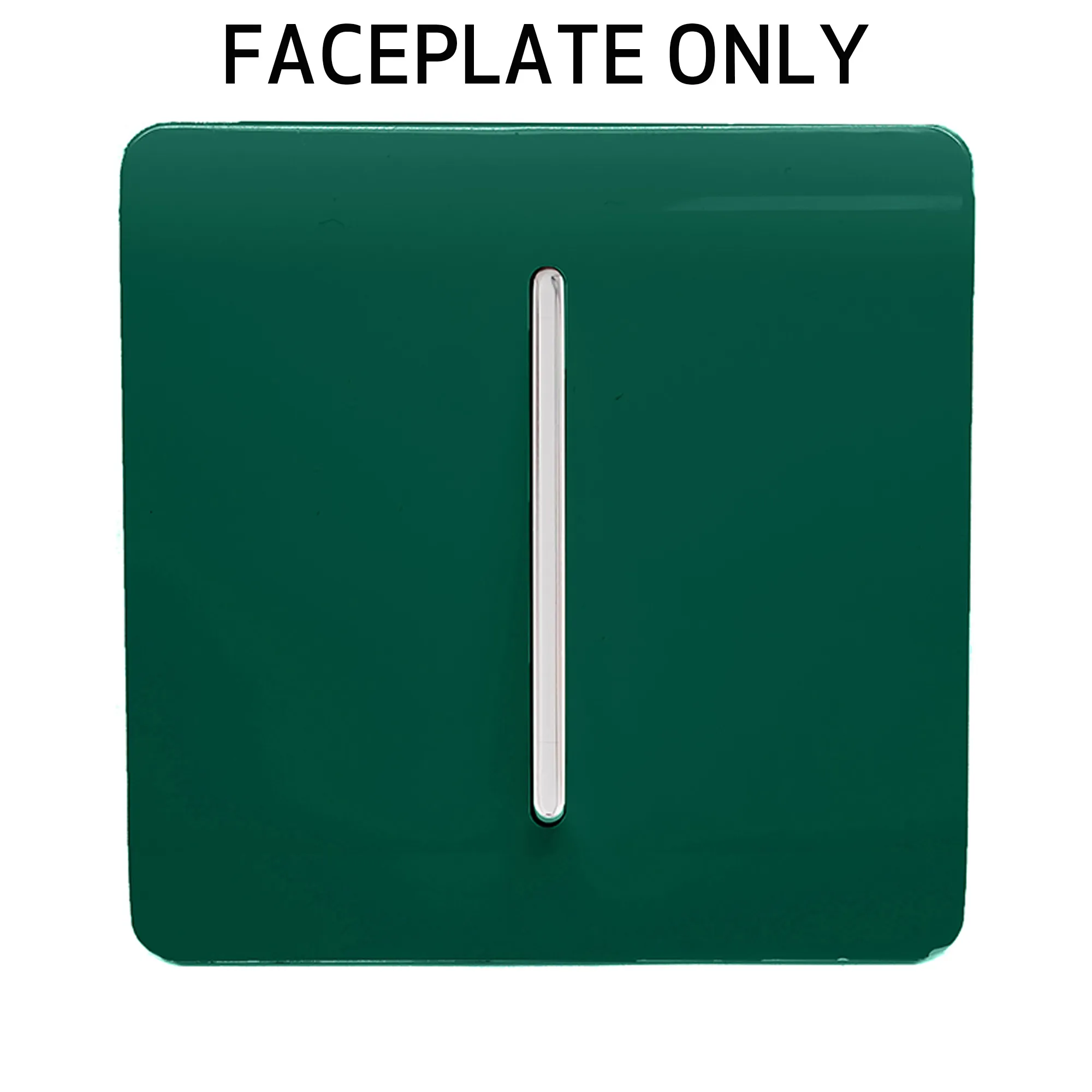 Dark Green Spare Plate Wiring Accessories Trendi Decorative Screwless